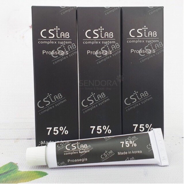 [HCM]Kem ủ tê Cslab đen 75% phun xăm mày mí