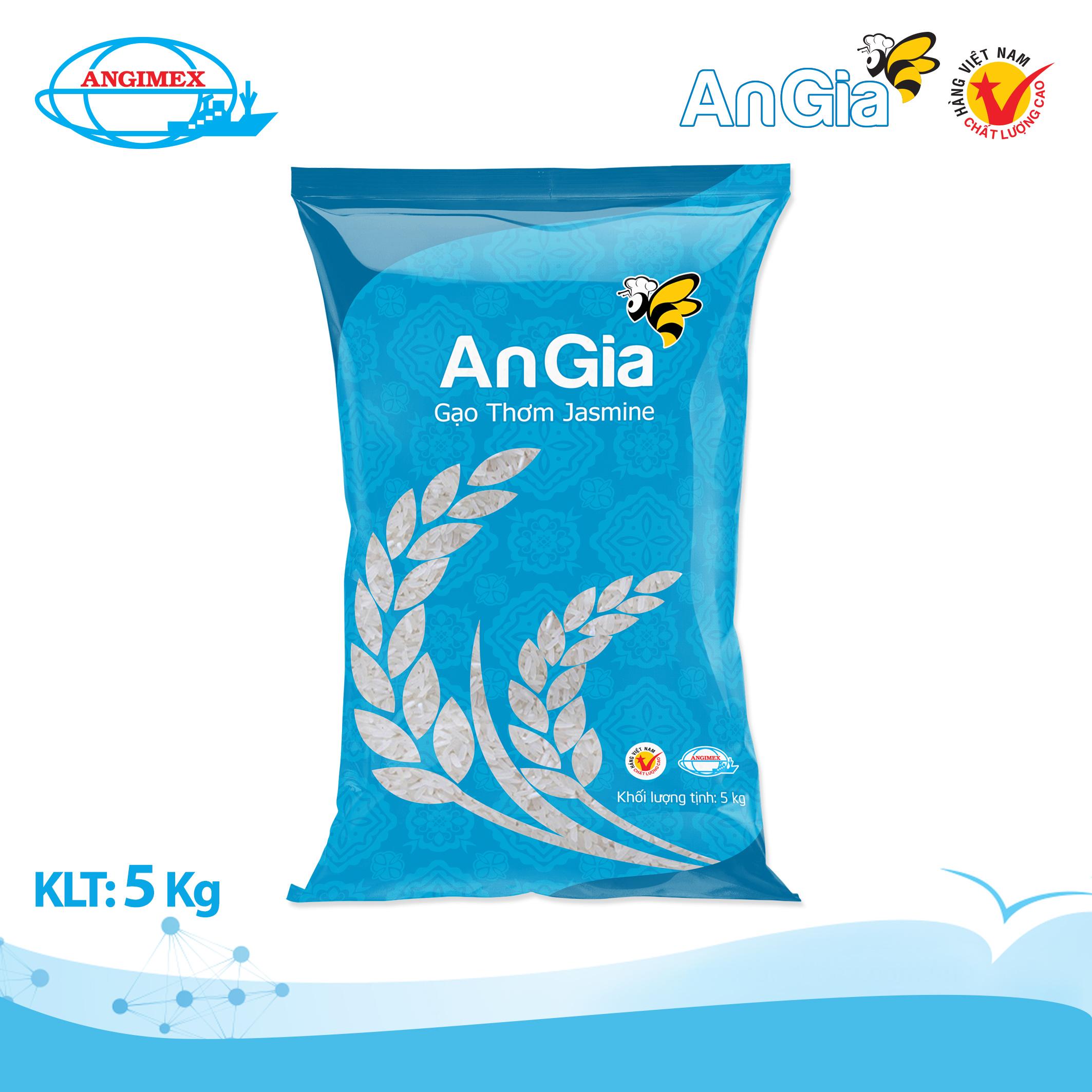 Gạo Thơm Jasmine Angimex 5kg