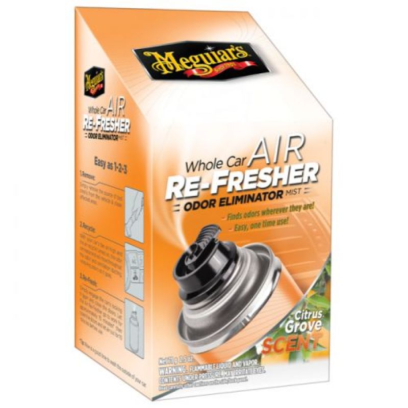 Meguiars Khử mùi, diệt khuẩn nội thất xe hơi Hương cam quýt - Air Refresher Citrus Grove - G16502, 57 g