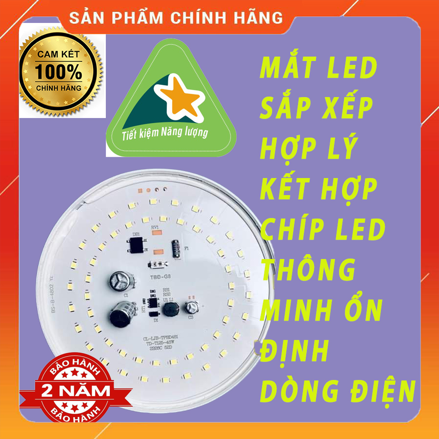 Bóng LED Trụ Nhôm Tản Nhiệt 15W LOẠI XỊN KÍN NƯỚC Siêu Sáng Chính Hãng Tiết Kiệm Điện