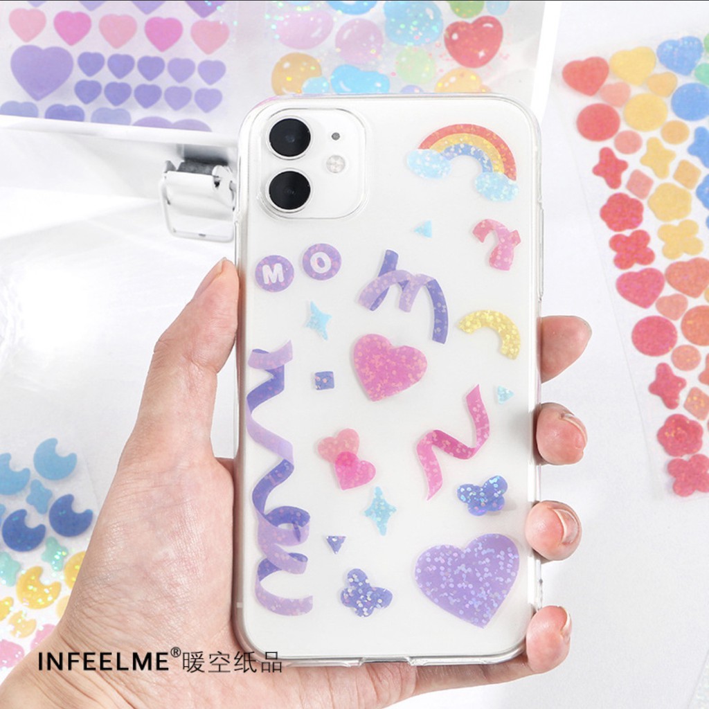 Confetti stickers có nhũ - DECO STICKERS