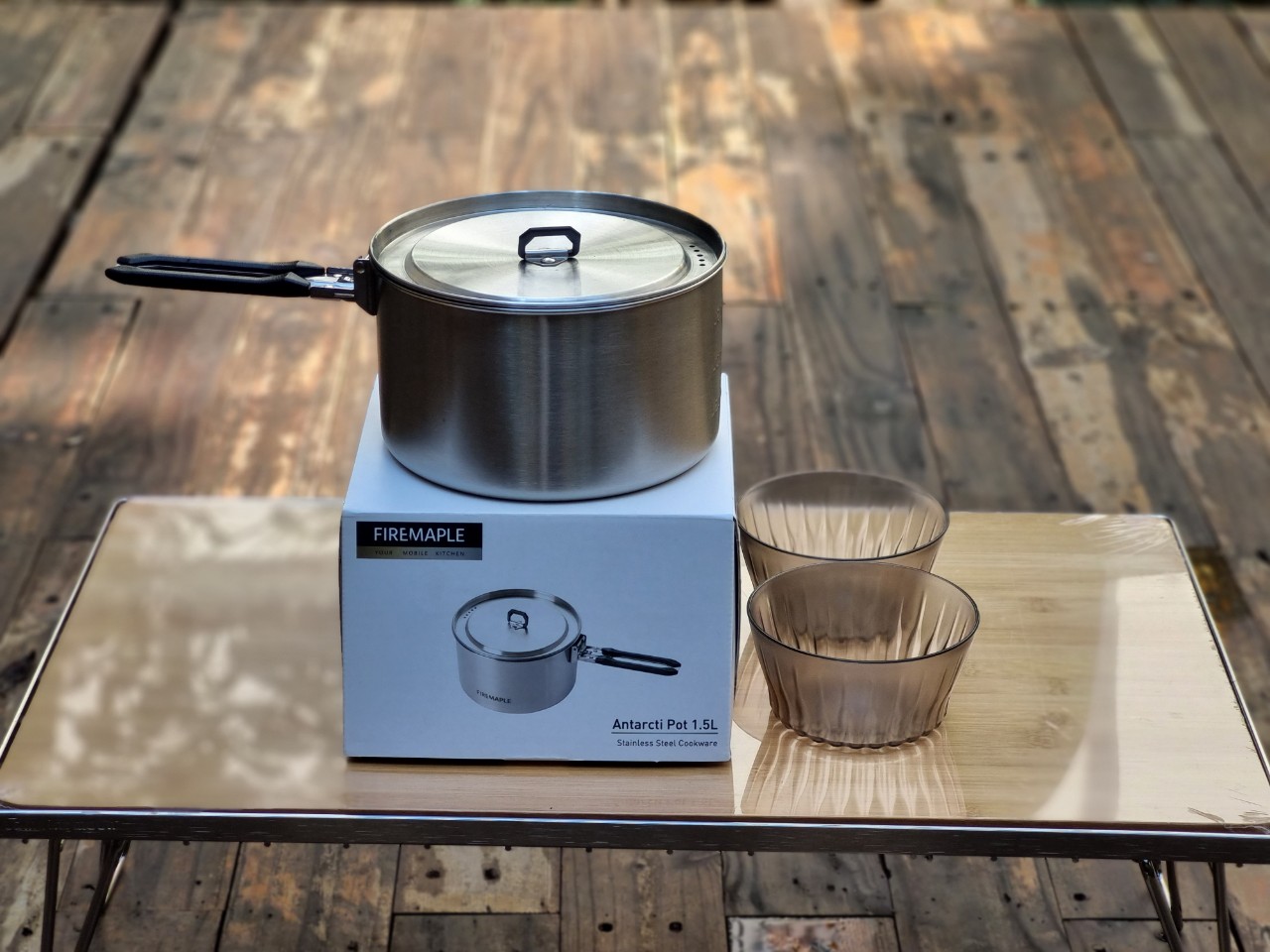 Nồi inox tay cầm ABS Antarcti Fire Maple