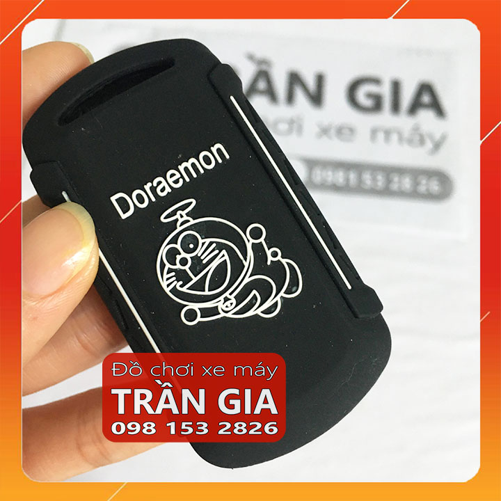 [FreeshipMAX] Bọc chìa khóa smartkey xe AB, Vision, Vario, Lead, Airblade, Winner X hình doreamon