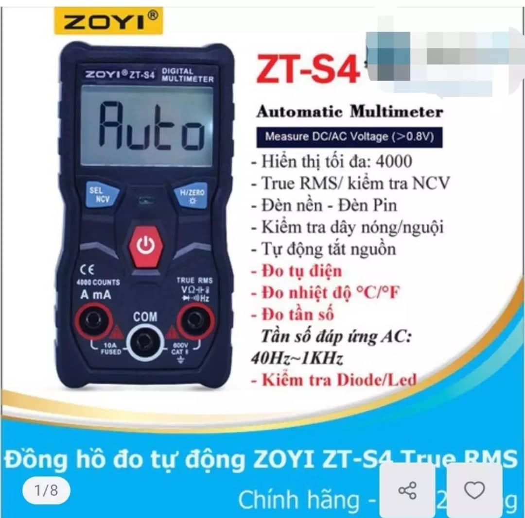 đồng hồ điện tử tự động ZOYI s4