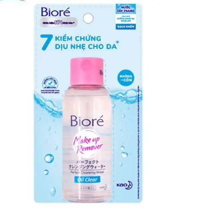 biore makeup remover perfect cleansing water oil clear