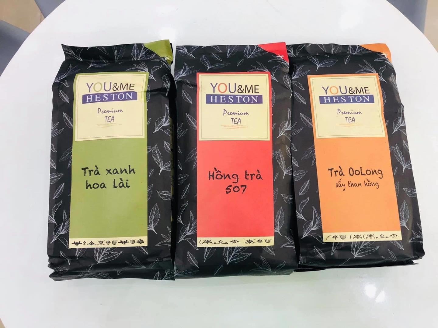 Trà ô long sấy than hồng Heston (trà oolong sấy)