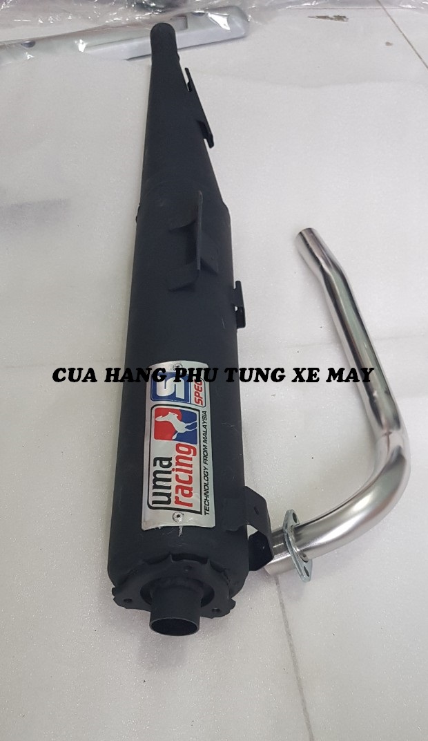 Pô Uma Racing gắn Sirius (pô móc) - bền bỉ theo thời gian - đẹp mắt