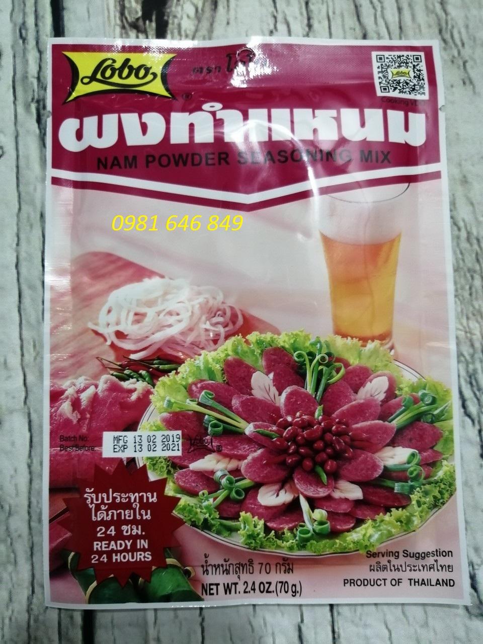 Gia vị làm nem chua Thái Lan Lobo