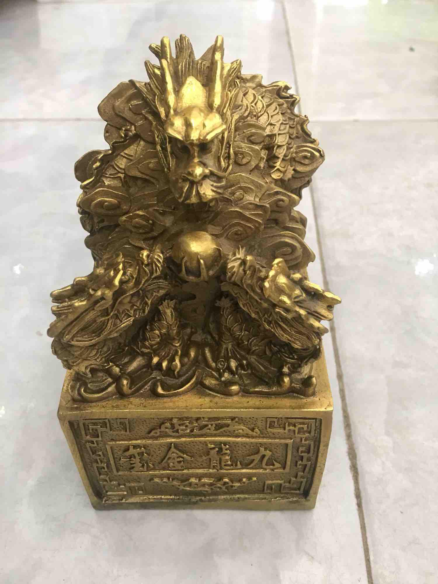 Long ấn đồng phong thuỷ quyền lực