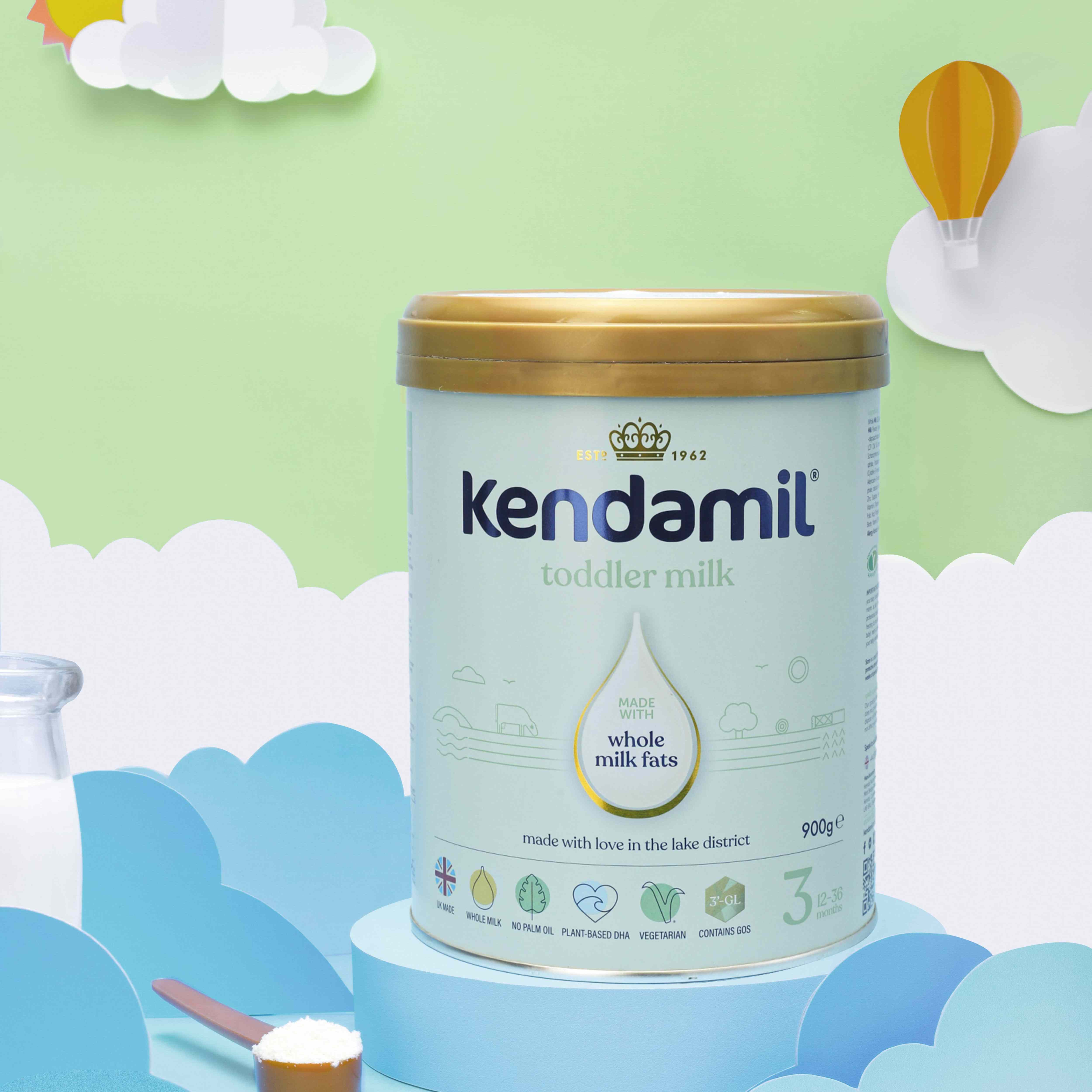 Sữa Công Thức Nguyên Kem Kendamil Số 3 (900g)