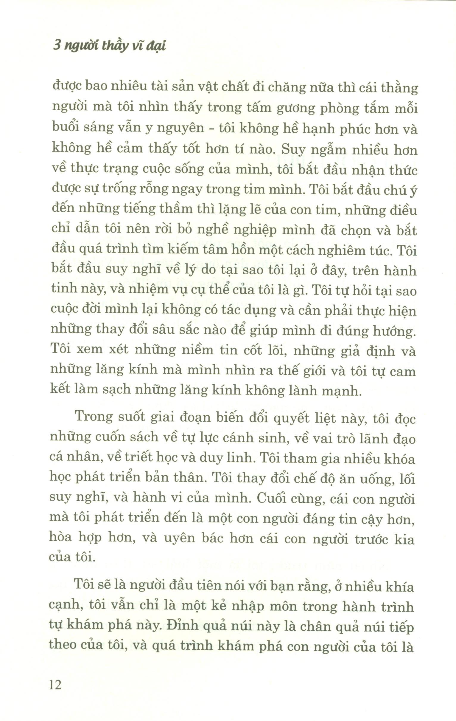 Ba Người Thầy Vĩ Đại