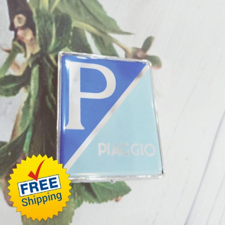 [SHIP 0 ĐỒNG] Với chiếc Logo cho xe Piaggio dán yếm xe như mới FS295
