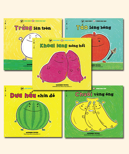 Sách - Bộ ehon Dạo chơi cùng hoa quả (bộ 5 cuốn)