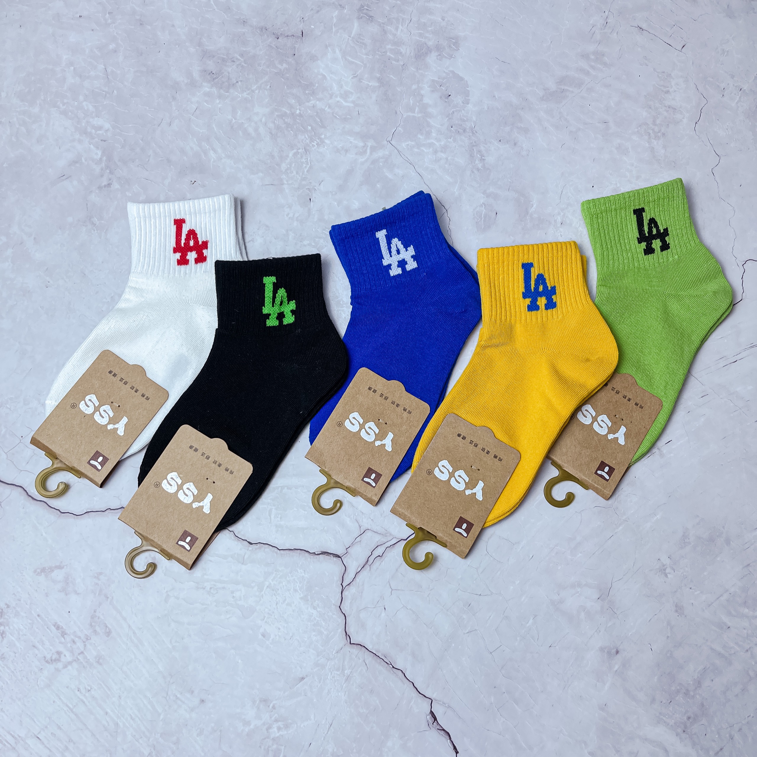 Tất vớ NY trẻ em - Set 5 đôi MLB cho bé