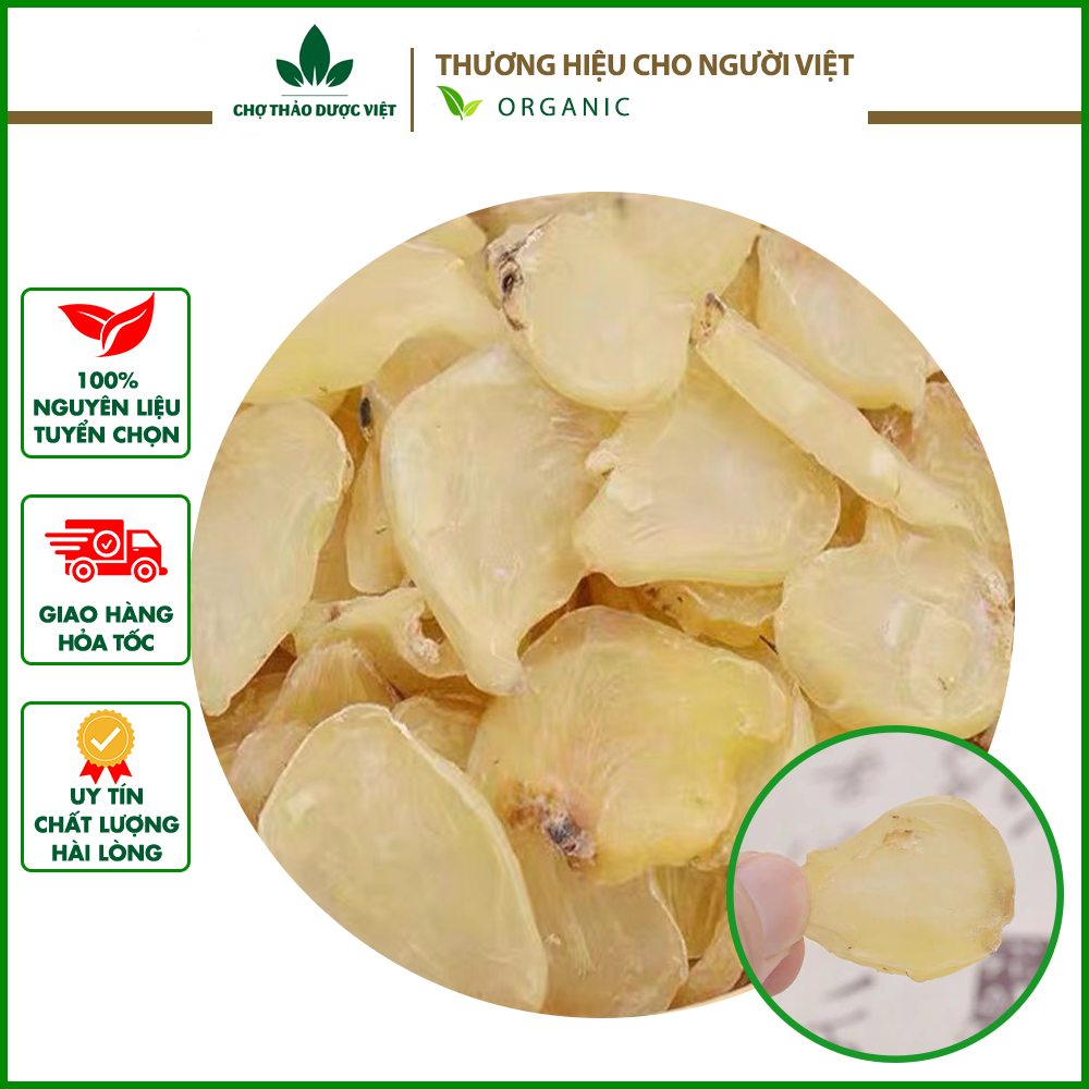 Bạch phụ tử 100g, phụ tử khô, sạch - chợ thảo dược việt