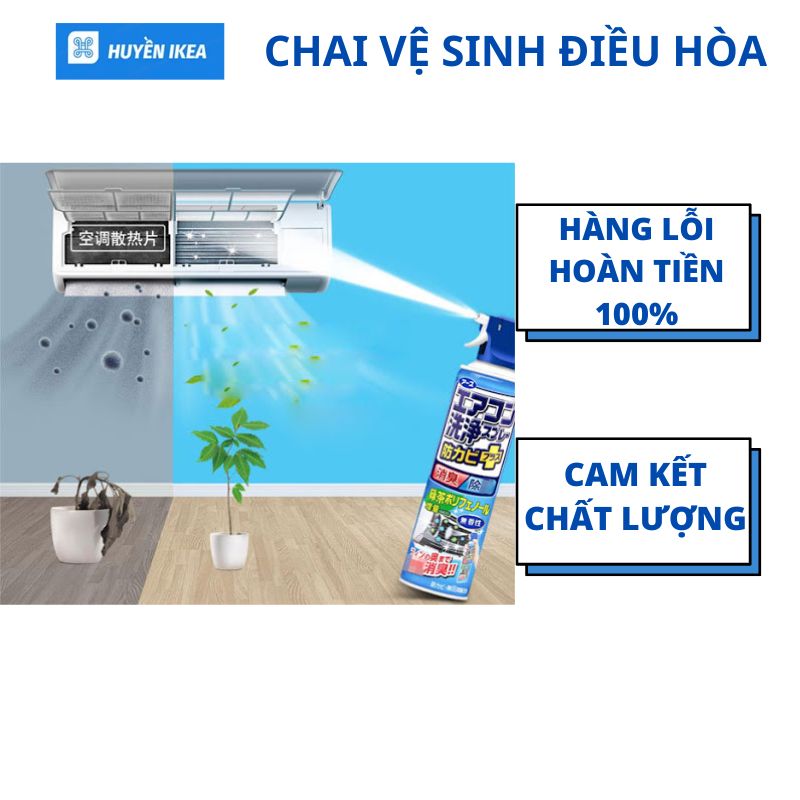 Chai xịt vệ sinh điều hoà máy lạnh