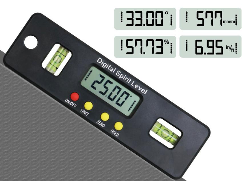 Thước Nivo cân bằng đo góc điện tử dài 100mm, 150mm tặng kèm pin, Nivo điện tử chính hãng chất lượng, nhỏ gọn, chính xác