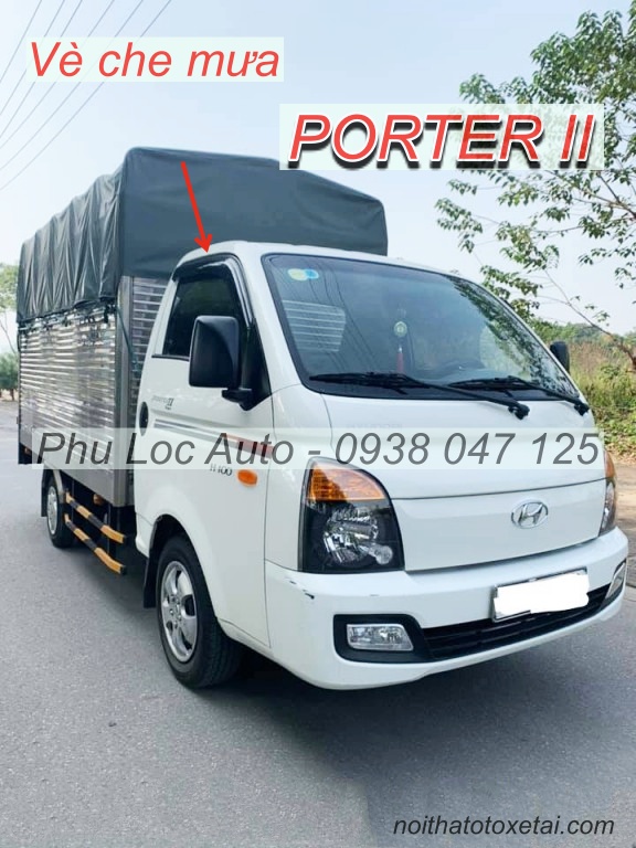 Vè che mưa kính cửa xe tải hyundai 1 tấn 1 tấn 25 1 tấn 5 h100 porter 2 h150 đời cũ đời mới