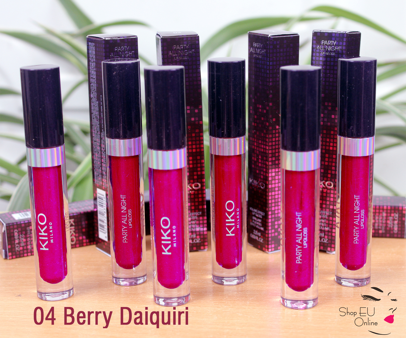 Son lì Kiko dạng lỏng - party all night lip gloss 04