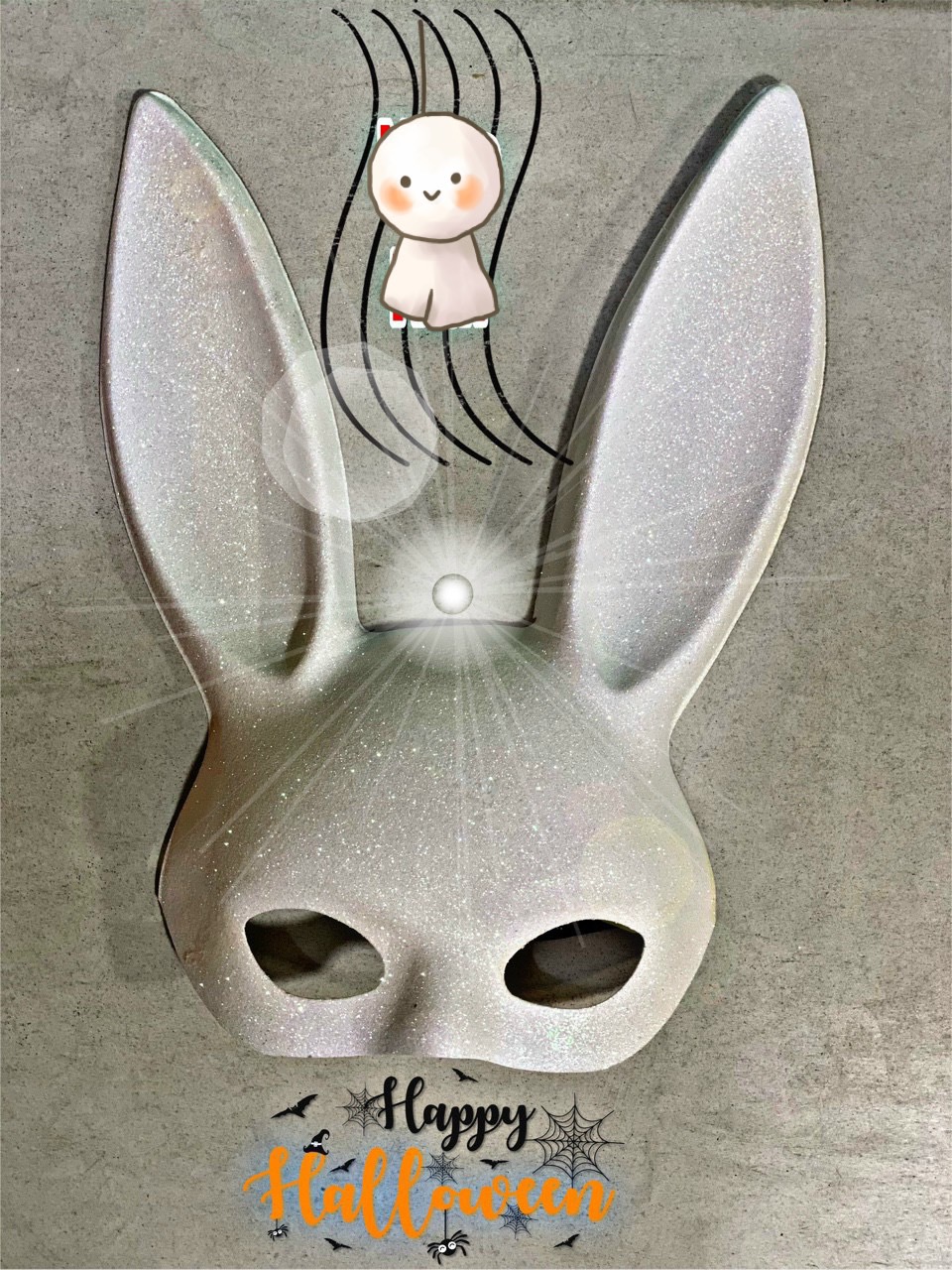 [MUA 2 GIẢM 5%][HCM]Mặt nạ thỏ halloween