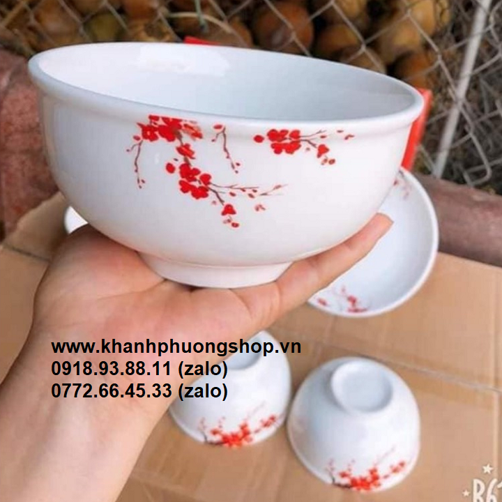 [HCM]bộ chén tô dĩa sứ - chén tô dĩa sứ