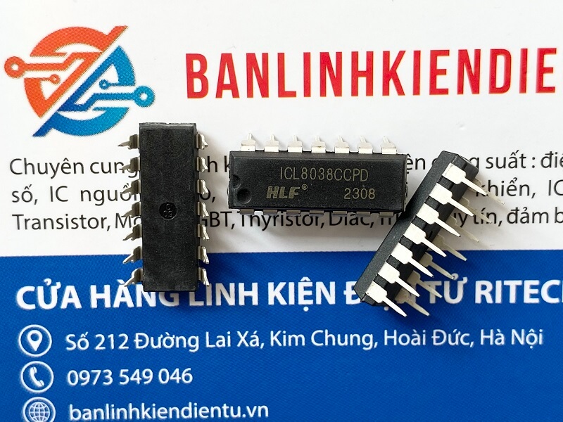 [Combo 2 chiếc] ICL8038CCPD, ICL8038 IC Tạo Xung DIP-14