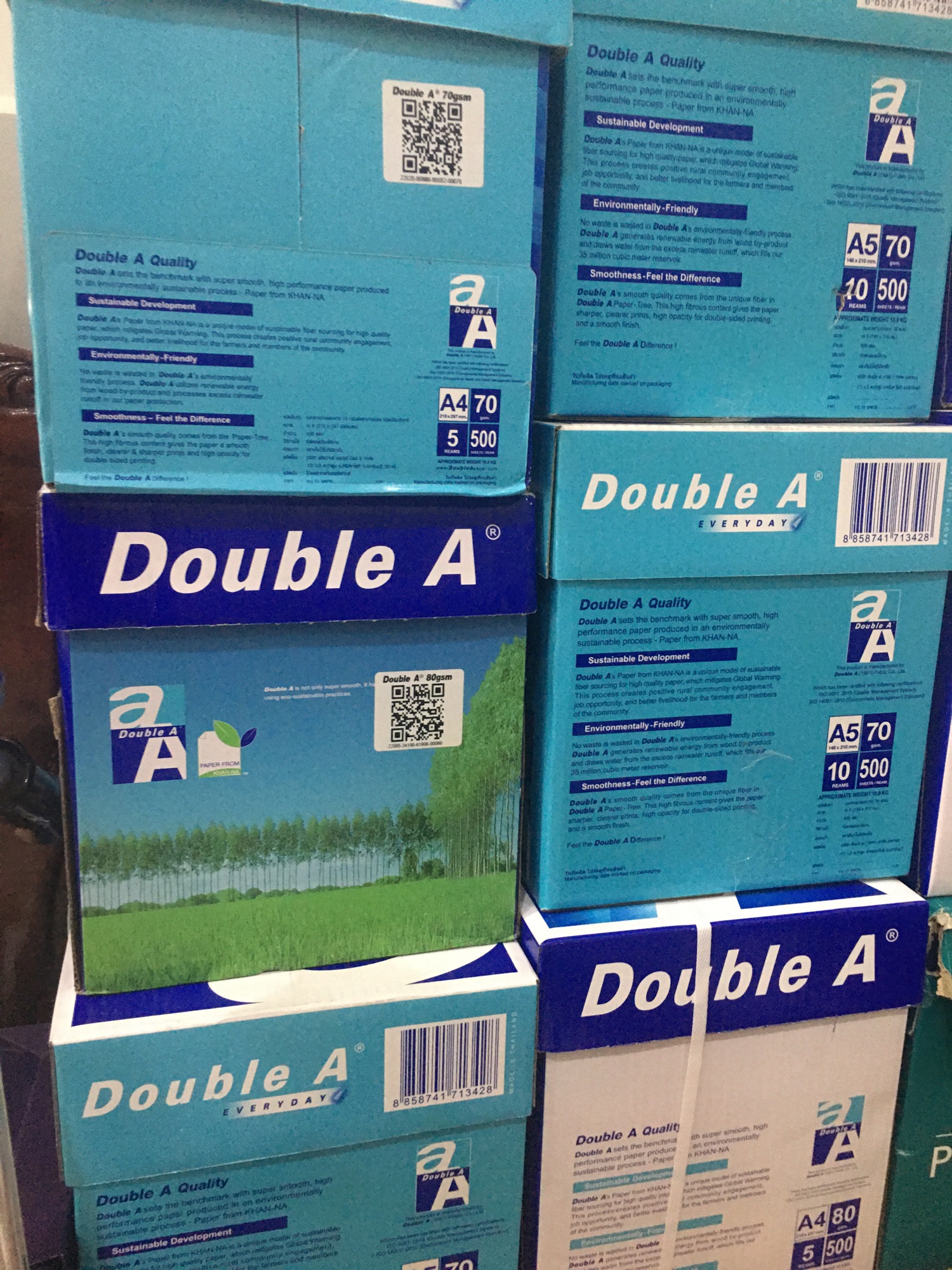 Giấy Double A5 70gsm