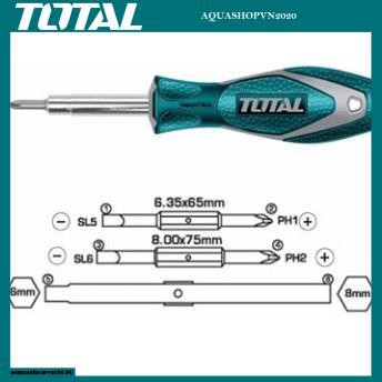 Bộ tua vít 6 đầu total tht2506076