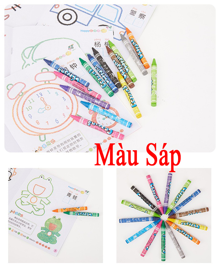 Hộp bút màu cho bé 42 chi tiết