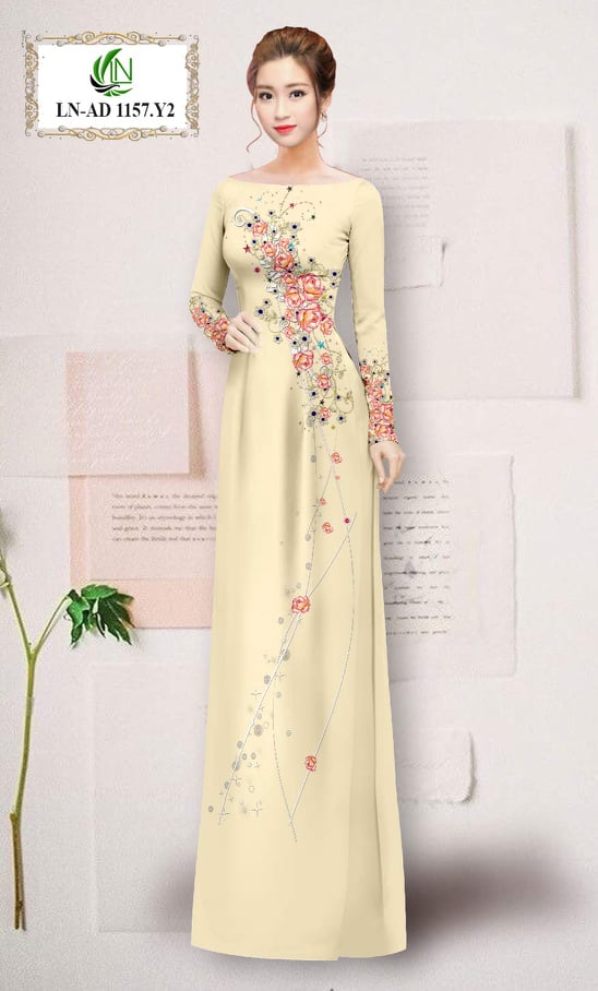 [HCM]Vải Áo Dài 3D Siêu Lụa