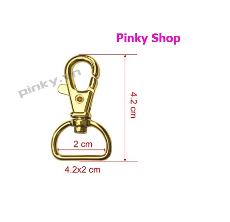 Hook crab key chains, crab, eyelets hook buckle crab, bag accessories color silver Pinky shop code MCCD3