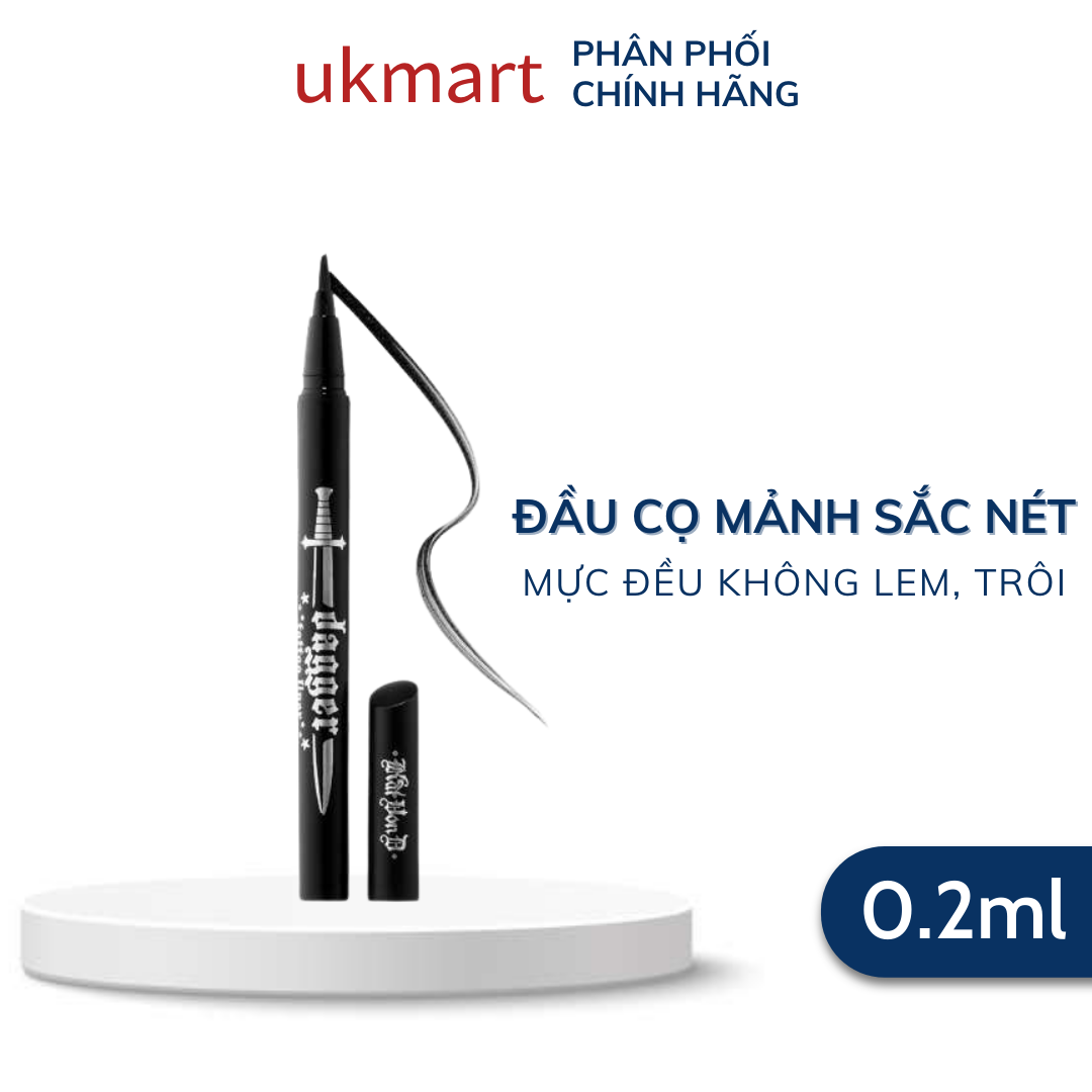 Kẻ Mắt Kat Von D Tattoo Liner Mini - Trooper black 0.2ml