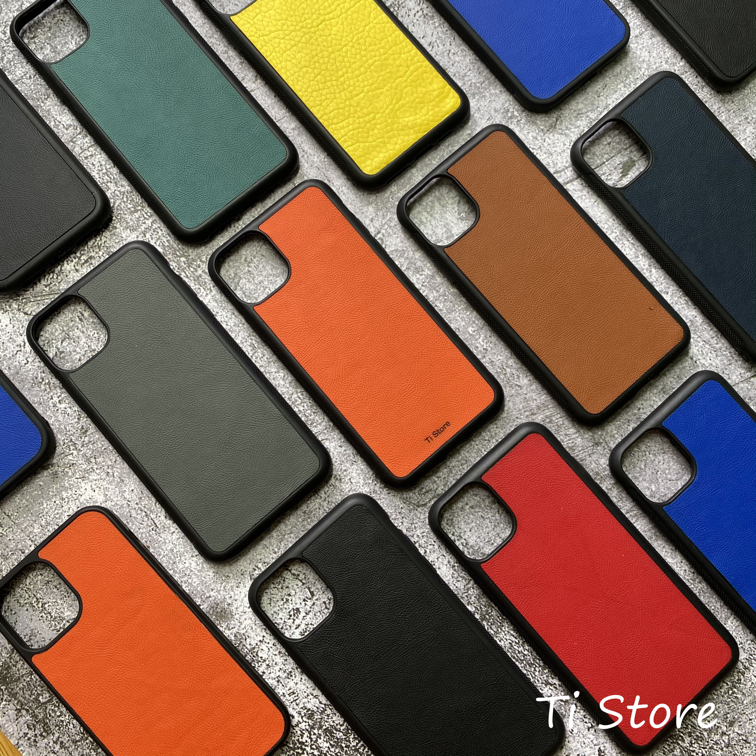 Ốp Lưng Da 9 Màu iPhone [ TI STORE ]