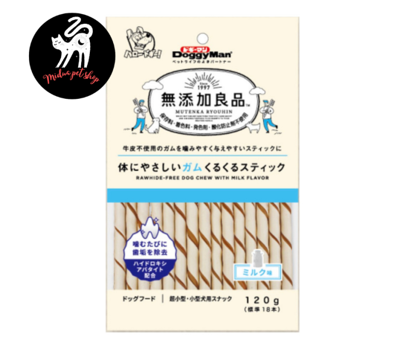 Que gặm hương sữa 120g Doggy man Nhật