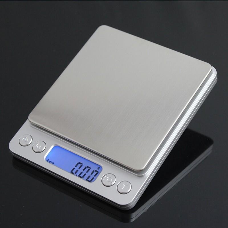 Cân tiểu ly điện tử mini , cân điện tử nhà bếp 3kg tặng kèm khay đựng đồ và 2 viên pin aaa - c2