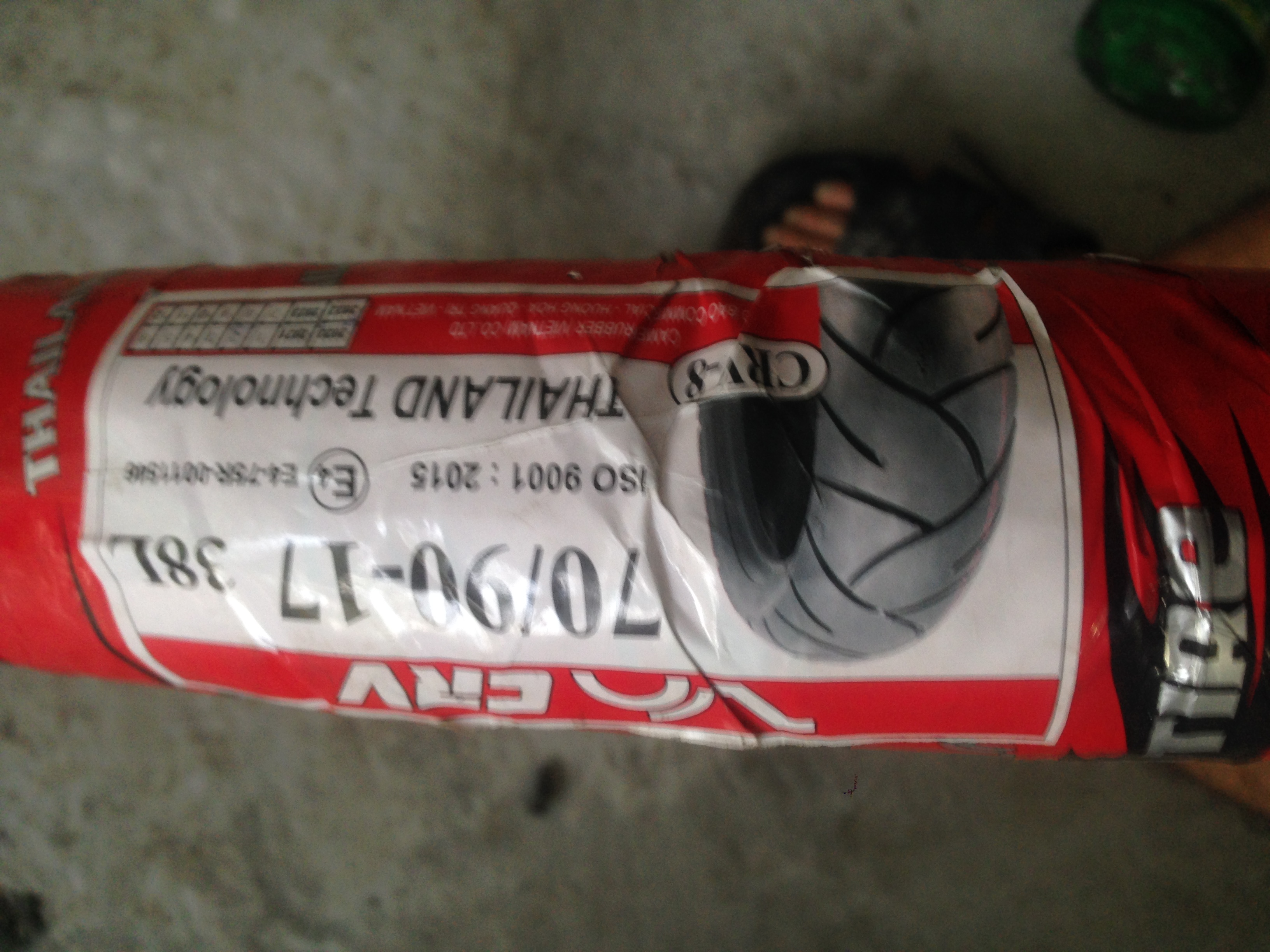 1 vỏ CRV 70/90-17 technology thailan (bao bì màu đỏ)