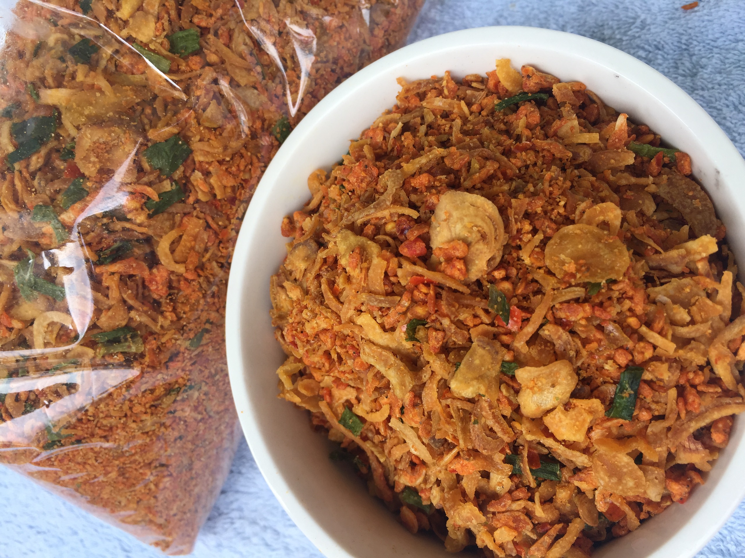 [500GR] Muối Tôm Hành Phi - Muối Ớt Tây Ninh