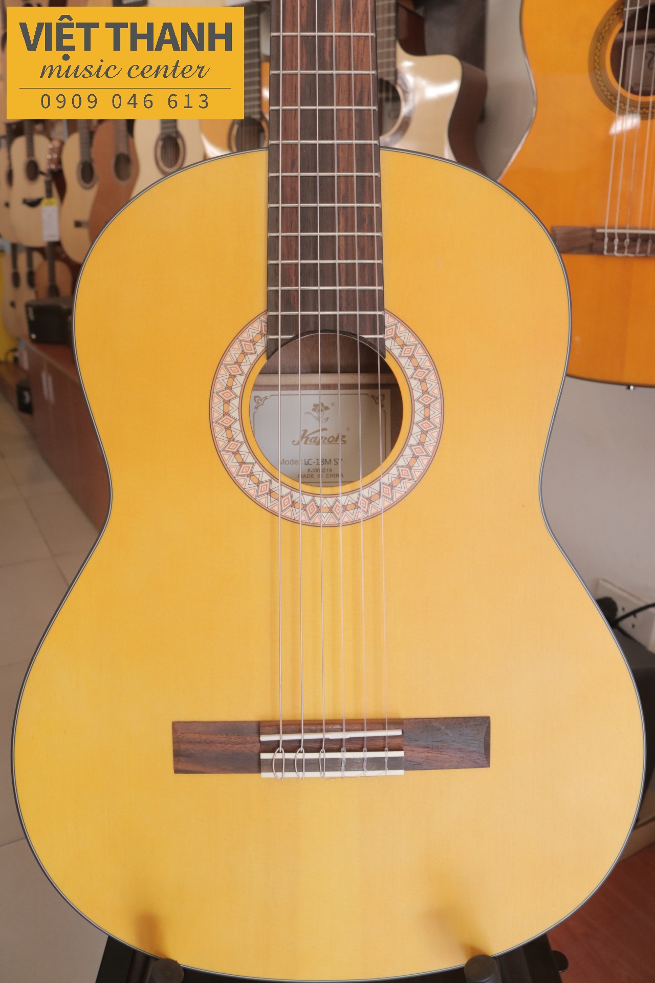 Đàn Guitar Classic Nylon Kapok LC18 NAT Full Size 4/4