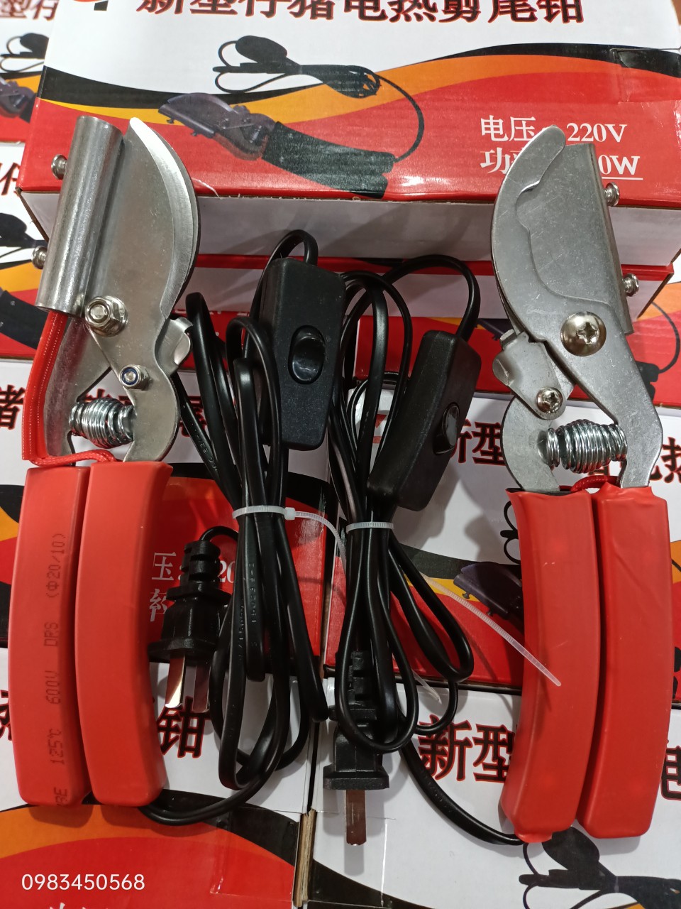 Kìm điện - kìm bấm đuôi heo, kìm cắt đuôi lợn bằng điện