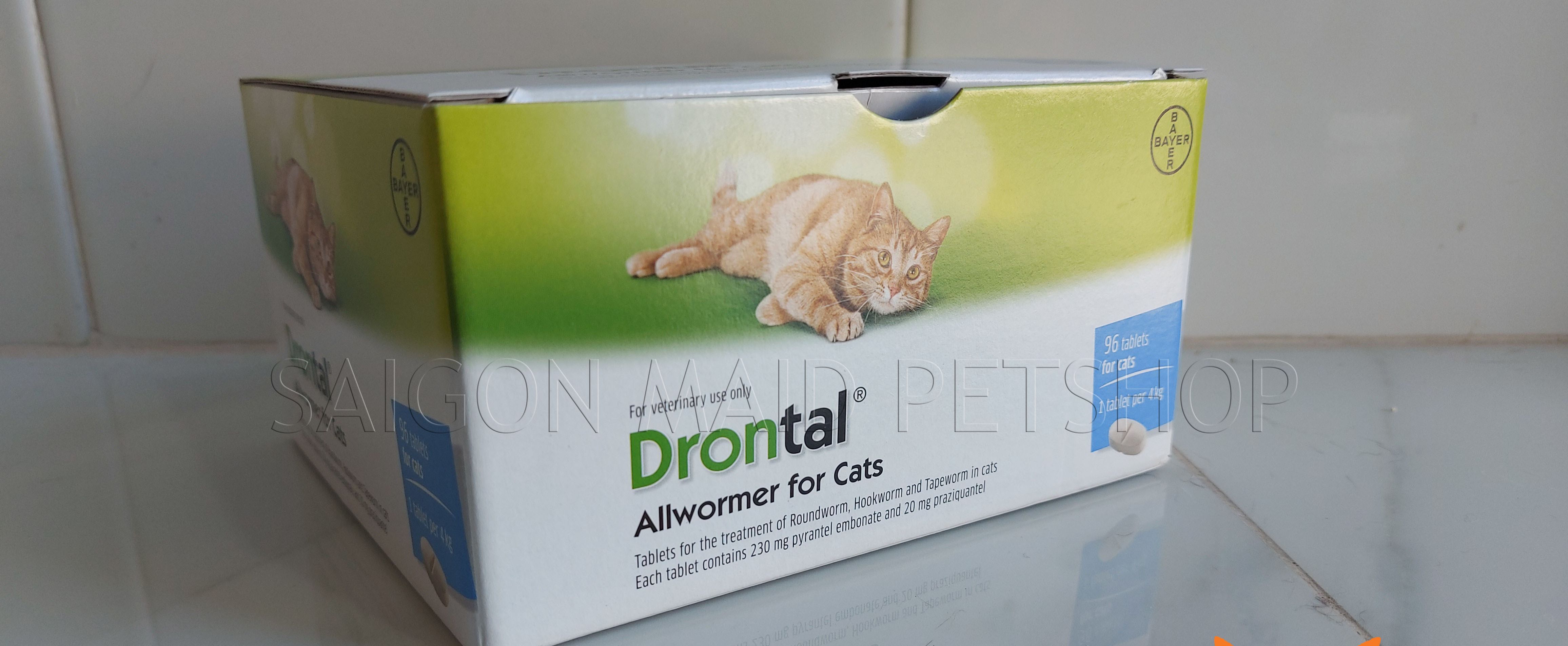 1 Viên Drontal Cat cho mèo