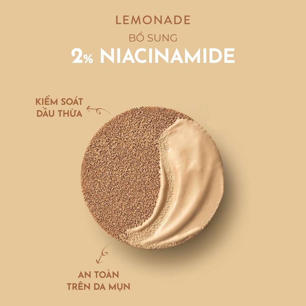 Phấn Nước Siêu Kiềm Dầu Lemonade Supermatte Cushion