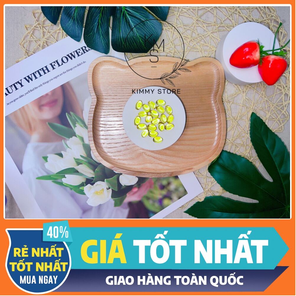 Lẻ 1 viên vitamin e dầu dưỡng màu vàng size nhỏ