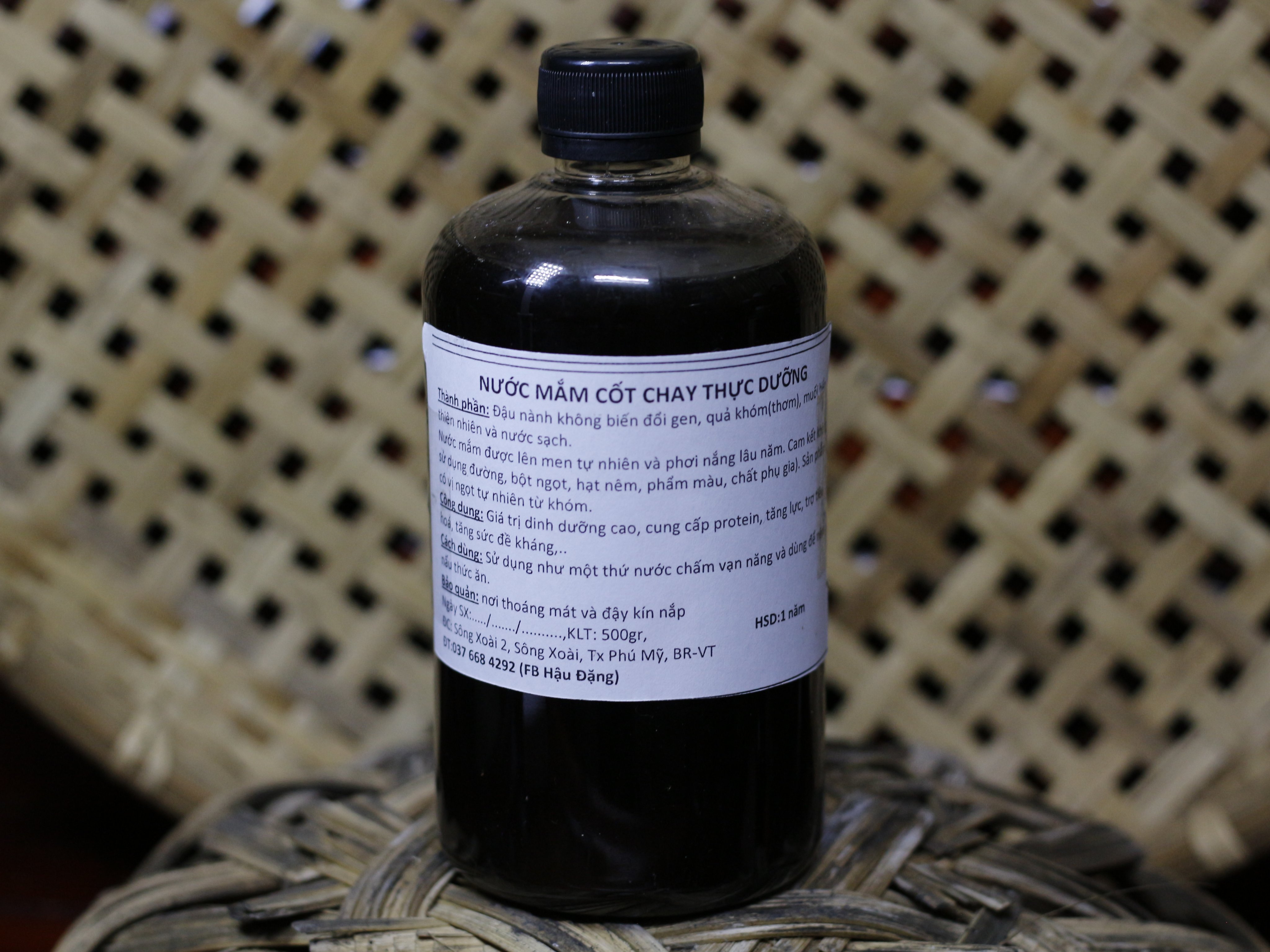 Nước mắm chay 4 NămThực Dưỡng 500ml