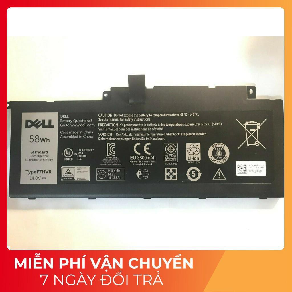 [Pin zin] Pin laptop Dell Inspiron 7537,15 7537,15 7000 7537 F7HVR -58wh