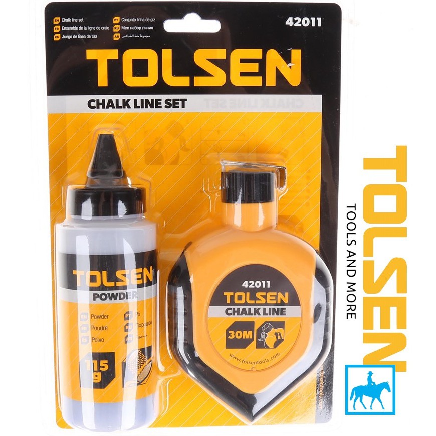Cuộn Dây Phấn 115g Blue dài 30Met Chalk Line TOLSEN wadfow 42013