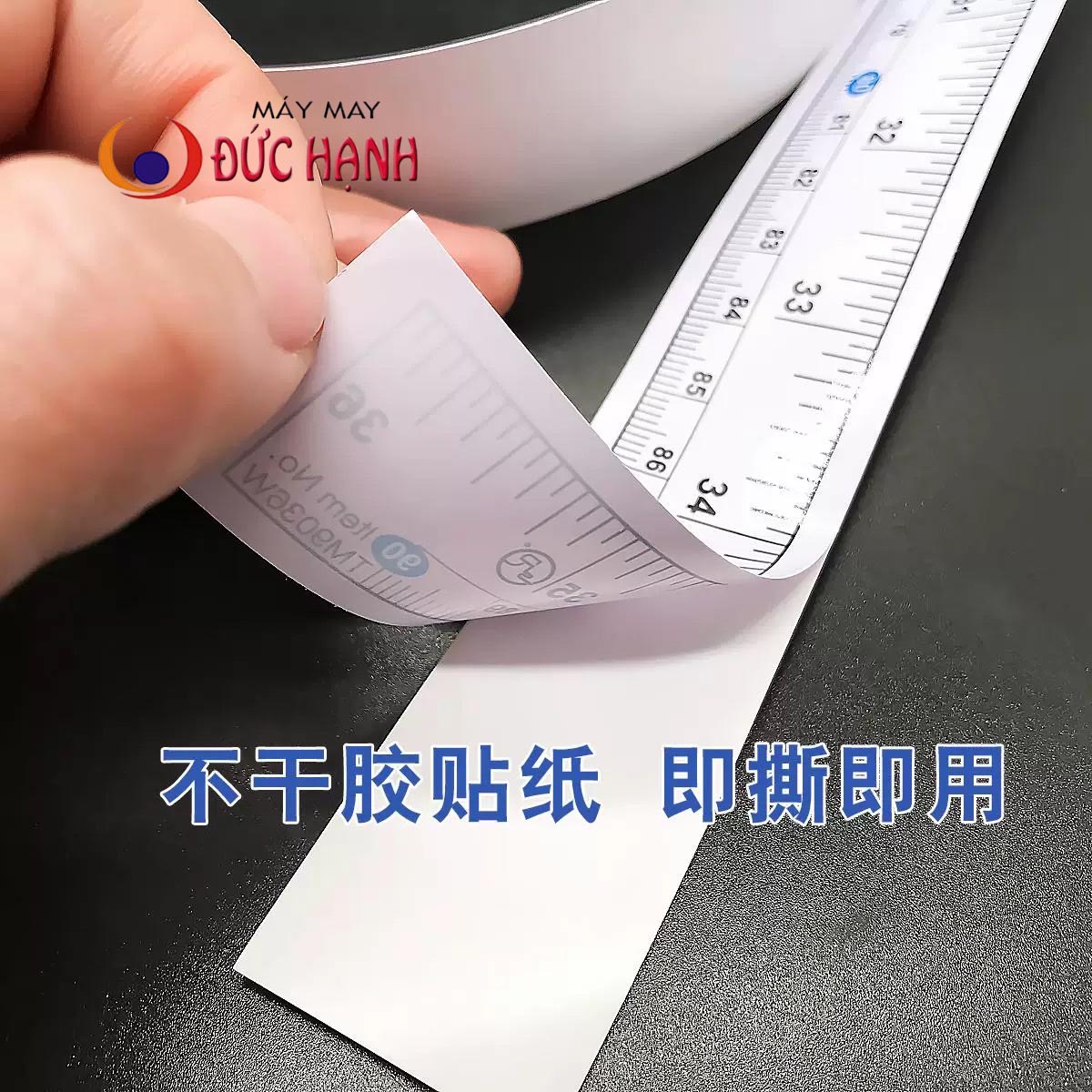 Thước dây dán bàn máy may- có sẵn keo