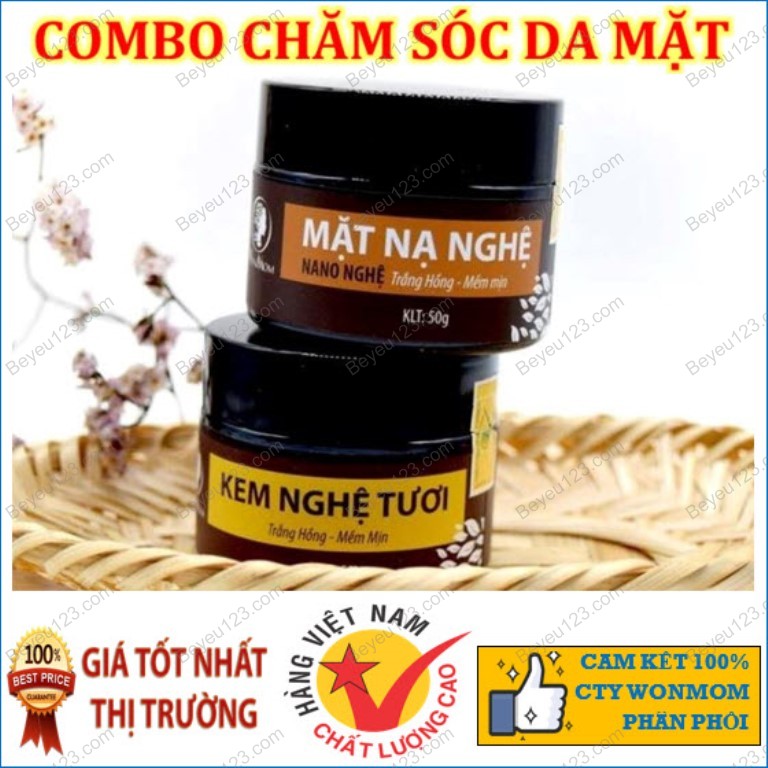 COMBO Chăm sóc da mặt hữu cơ Wonmom
