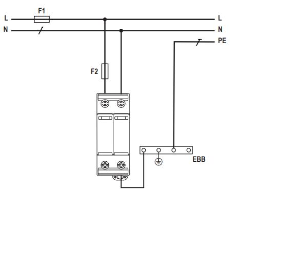 THIẾT BỊ CHỐNG SÉT CẮT LỌC SÉT 1 PHA AC 40KA L+N