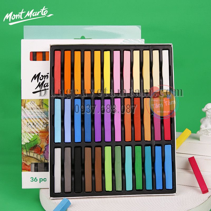 Phấn tiên Mont Marte, Soft Pastels Mont Marte 12 màu/36 màu