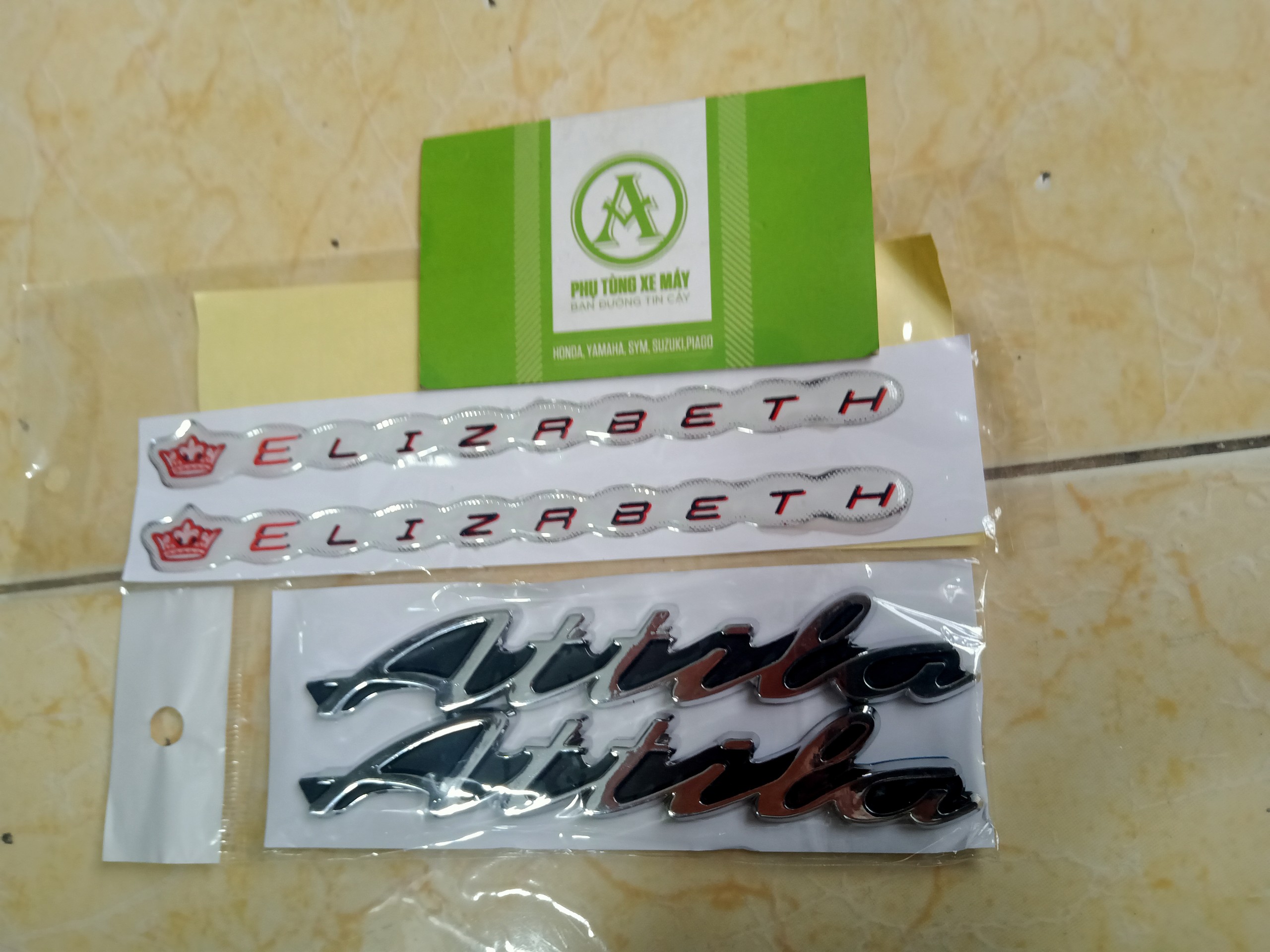 Bộ tem Attila Elizabeth